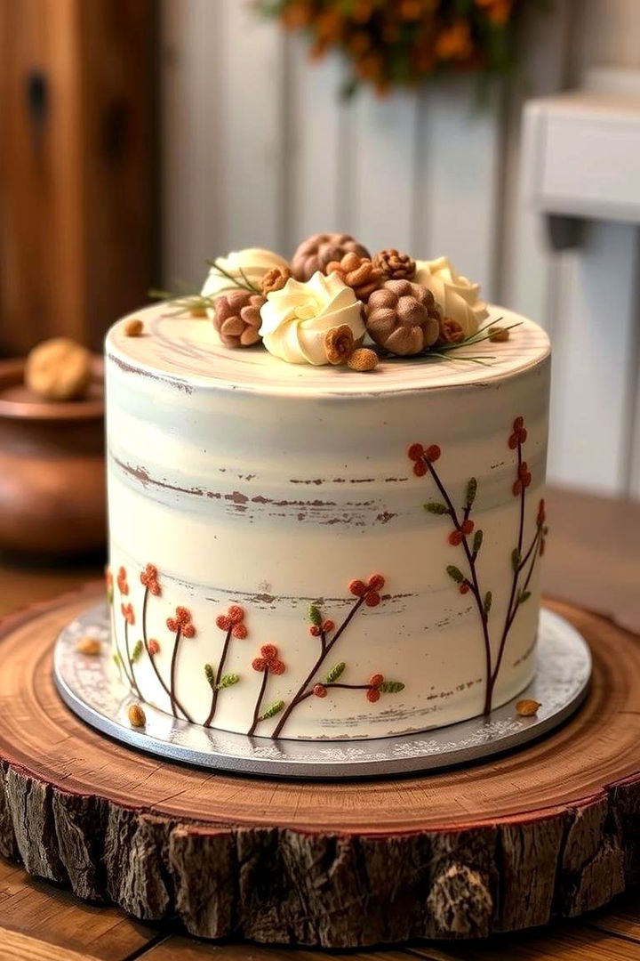 Rustic Farmhouse Cake - 22 Wedding Cake Ideas