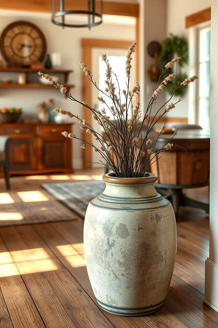 Rustic Farmhouse Charm - 22 Large Floor Vase Decoration Ideas