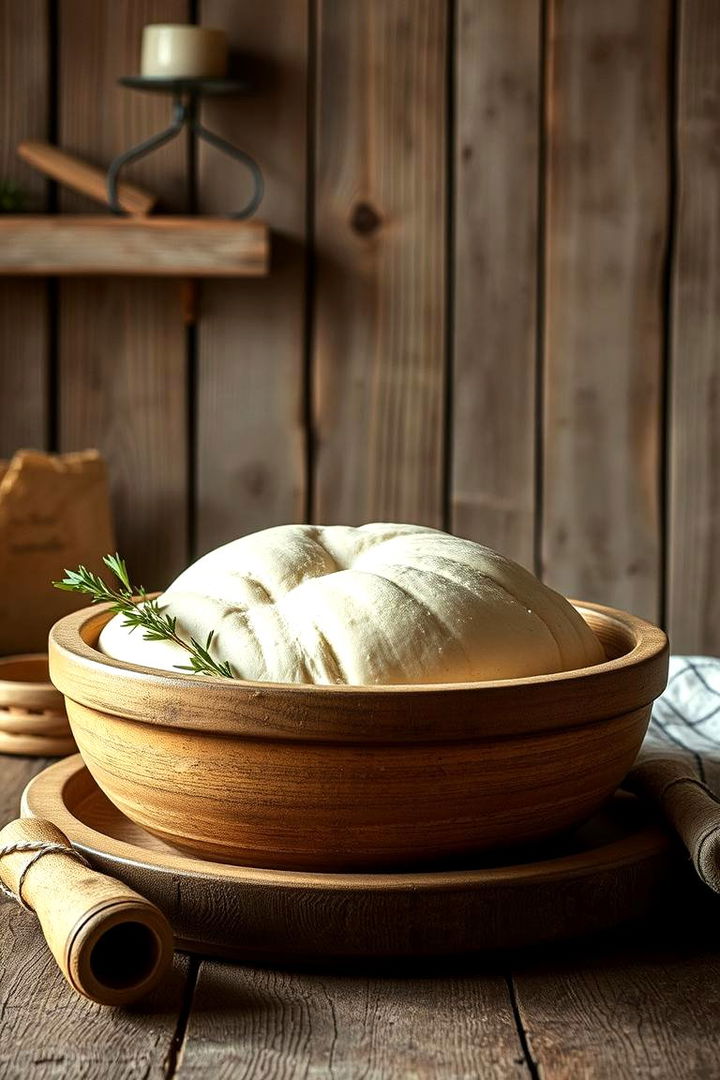 Rustic Farmhouse Dough Bowl - 22 Dough Bowl Decor Ideas