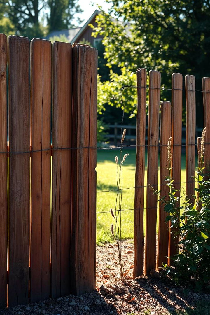 Rustic Farmhouse Fence - 22 Backyard Fence Ideas