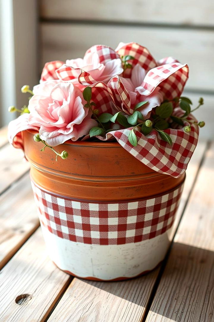 Rustic Farmhouse Inspirations - 22 Painted Pot Ideas