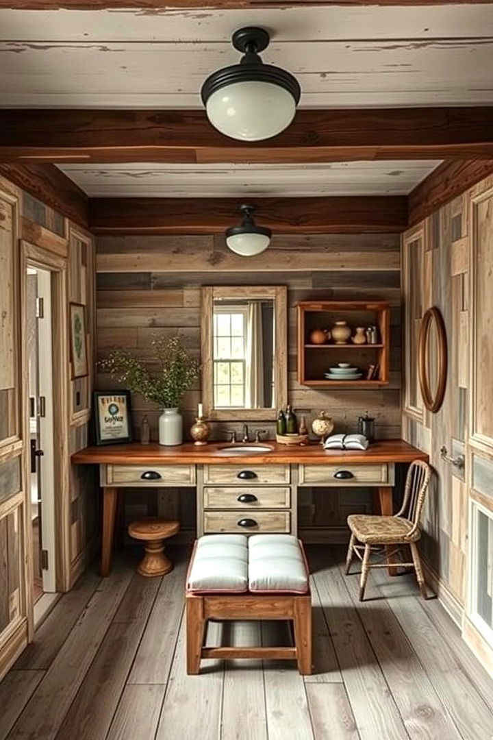 Rustic Farmhouse Touch - 22 Dressing Room Ideas