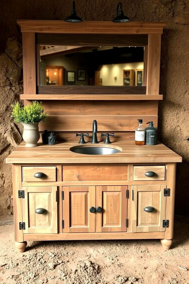 Rustic Farmhouse Vanity - 22 Bedroom Vanity Ideas