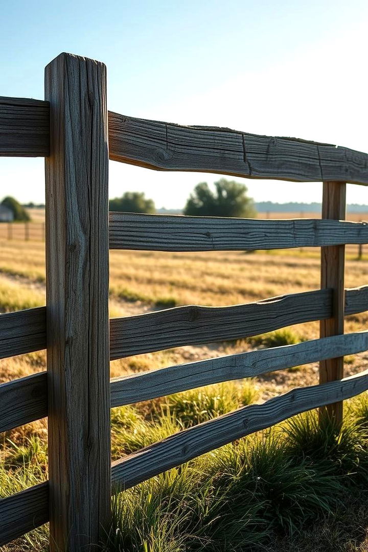 Rustic Farmhouse Vibe - 22 Horizontal Fence Ideas
