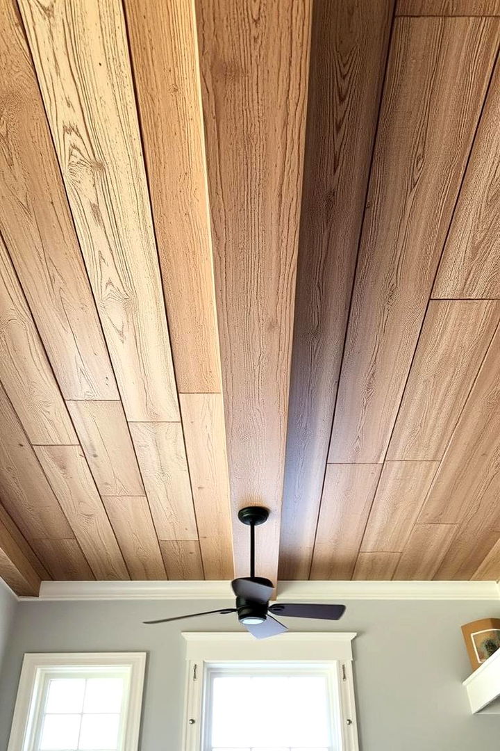 Rustic Farmhouse Vibe - 22 Kitchen Ceiling Ideas