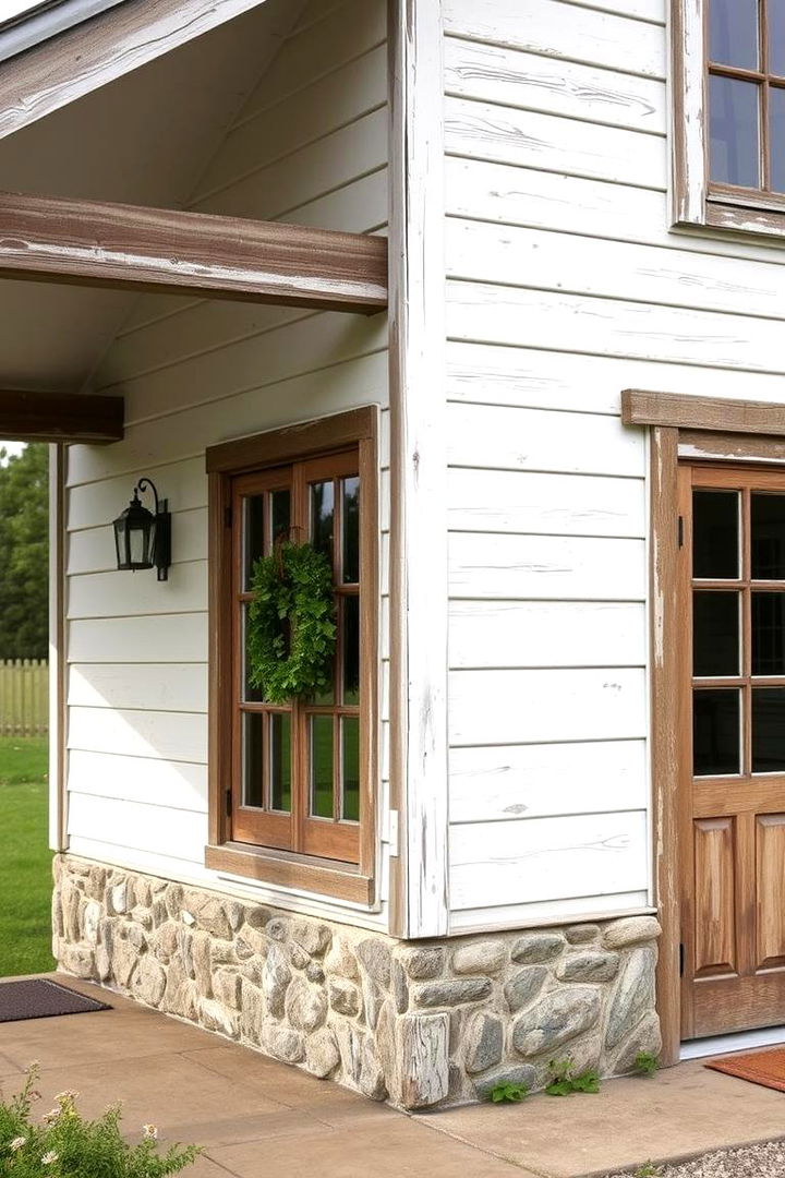 Rustic Farmhouse White - 22 White Home Exterior Ideas
