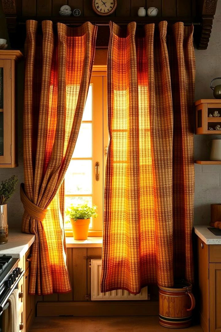 Rustic Flair with Country Inspired Fabrics - 22 Kitchen Curtain Ideas