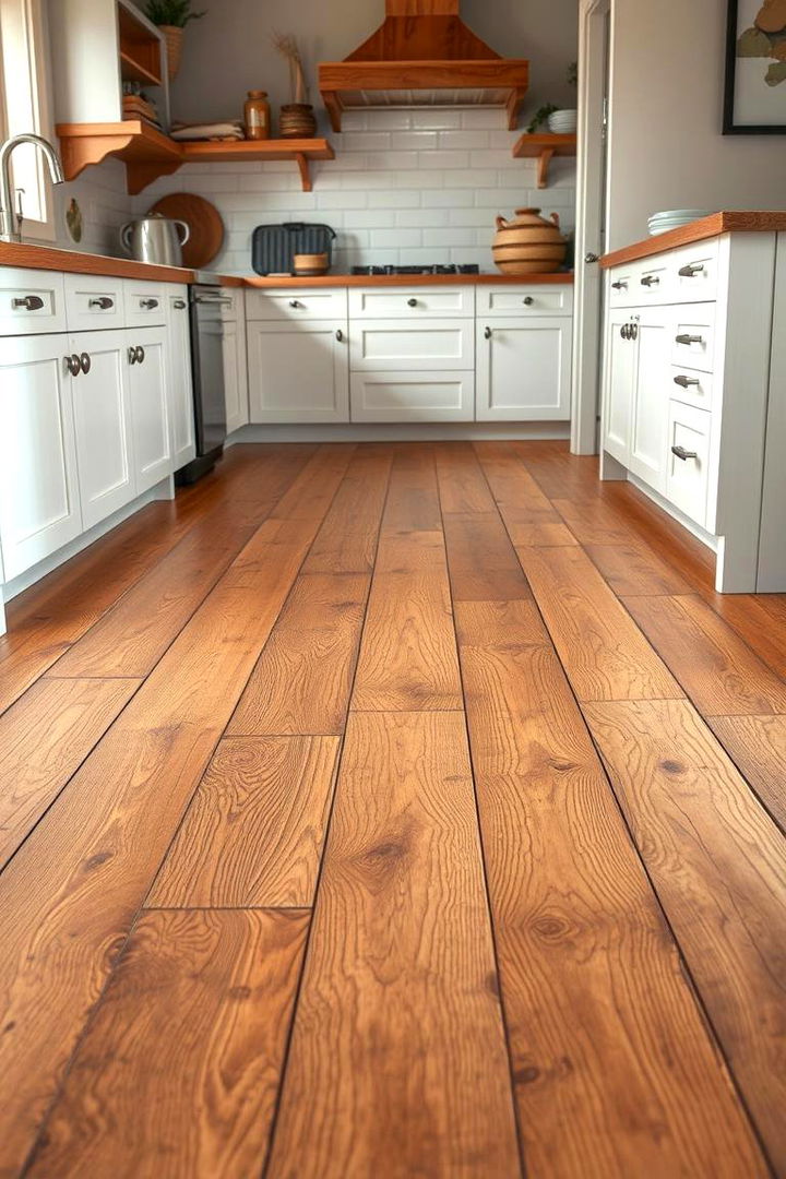 Rustic Flooring Options - 22 Farmhouse Kitchen Ideas