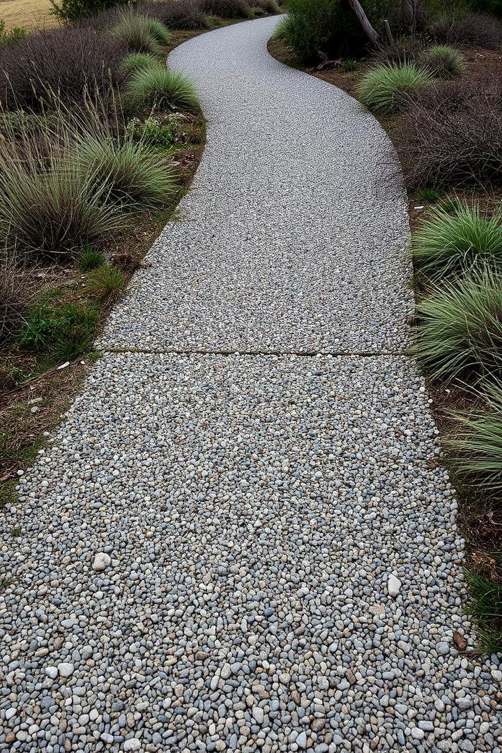 Rustic Garden Gravel Walkway - 22 Cheap Backyard Makeover Ideas