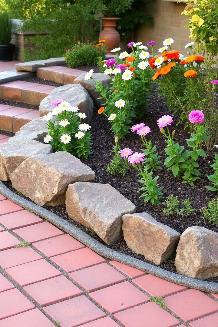 Rustic Garden Inspiration - 22 Red Paver Patio Ideas