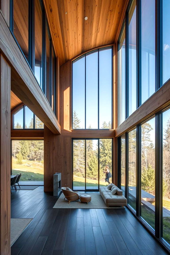 Rustic Indoor Outdoor Blend - 22 Rustic Interior Design Ideas