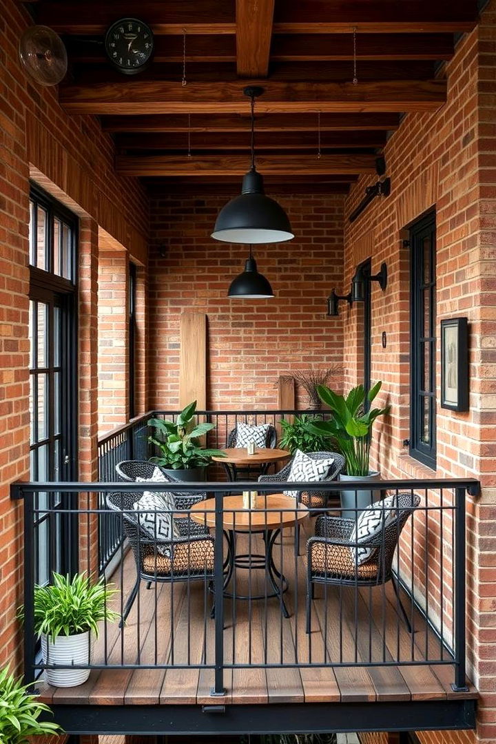 Rustic Industrial Blend - 22 Balcony Over Garage Ideas