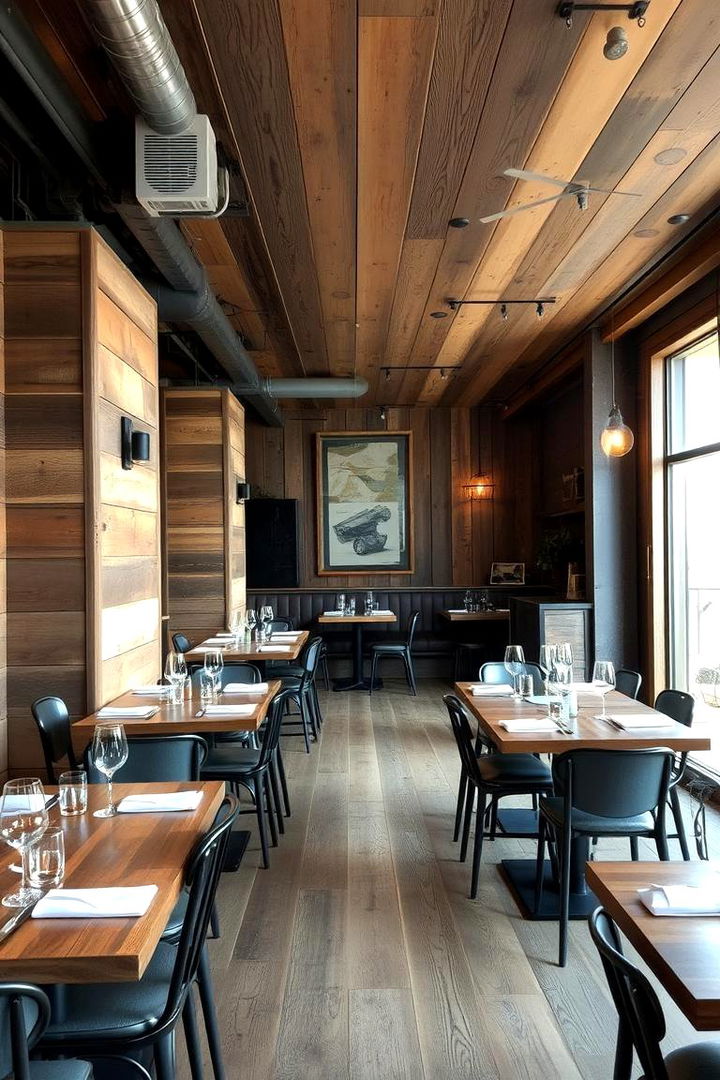 Rustic Industrial Fusion - 22 masculine dining room ideas