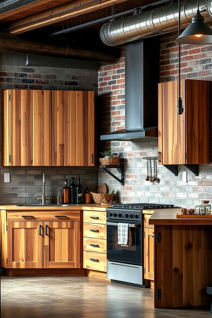 Rustic Industrial Maple Cabinets - 22 Maple Kitchen Cabinets Ideas