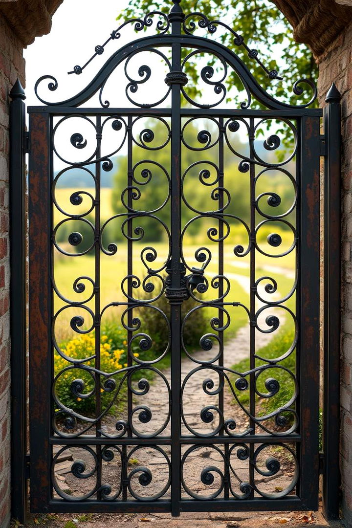Rustic Iron Designs - 22 Front Gate Ideas