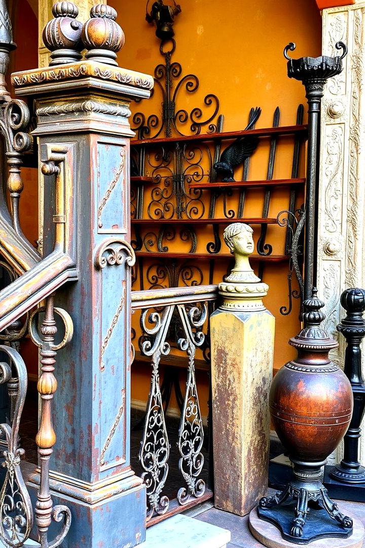 Rustic Iron Detailing Focus - 22 Steampunk Interior Design Ideas