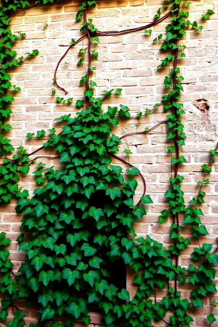 Rustic Ivy Adorned Brick Facades - 22 Green Brick Exterior Home Ideas