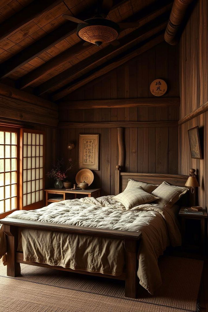Rustic Japanese Charm - 22 Japanese Bedroom Design Ideas