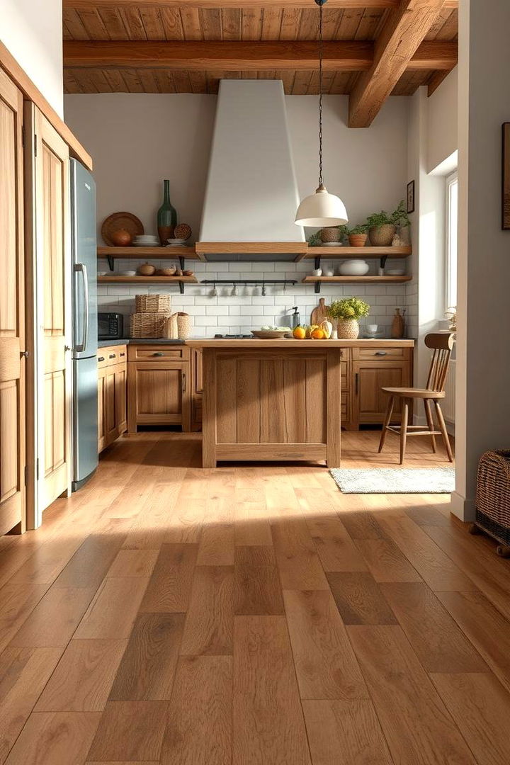 Rustic Laminate Flooring - 22 Kitchen Flooring Ideas