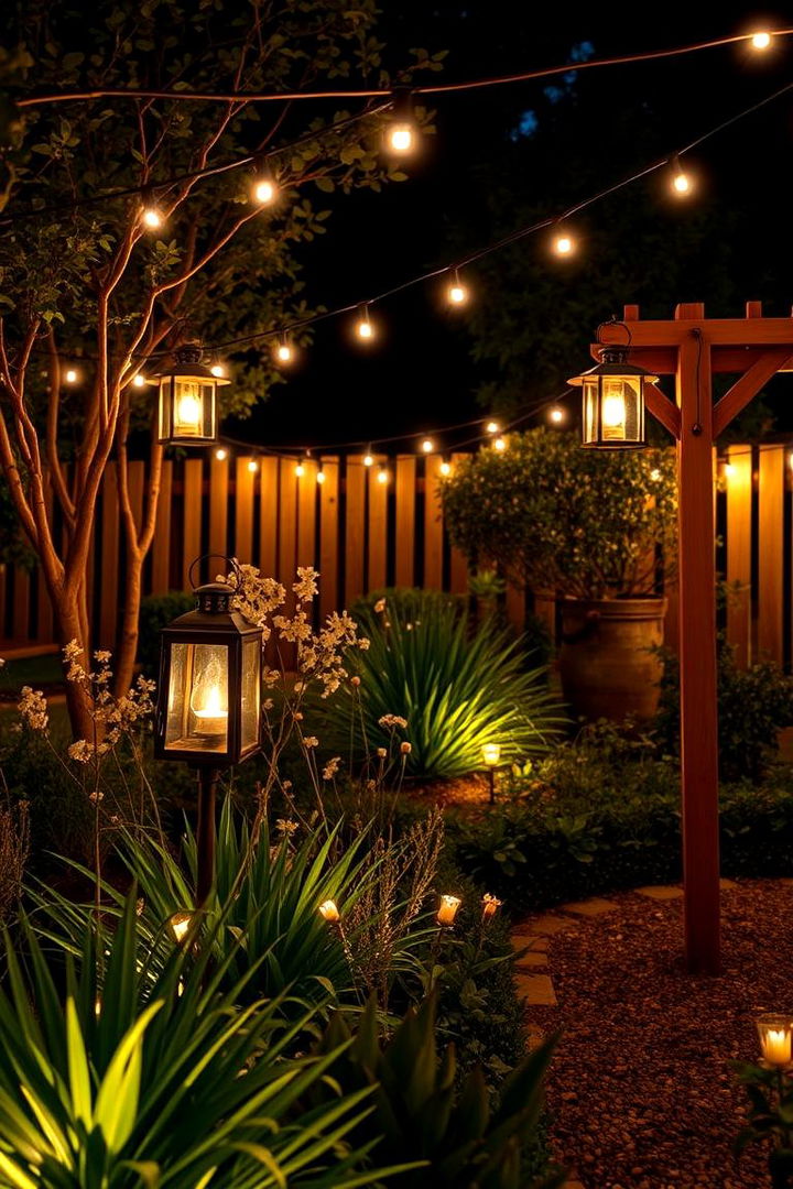 Rustic Lighting Accents - 22 Boho Garden Ideas