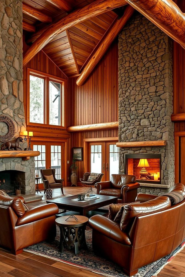 Rustic Lodge Retreat - 22 Man Cave Ideas