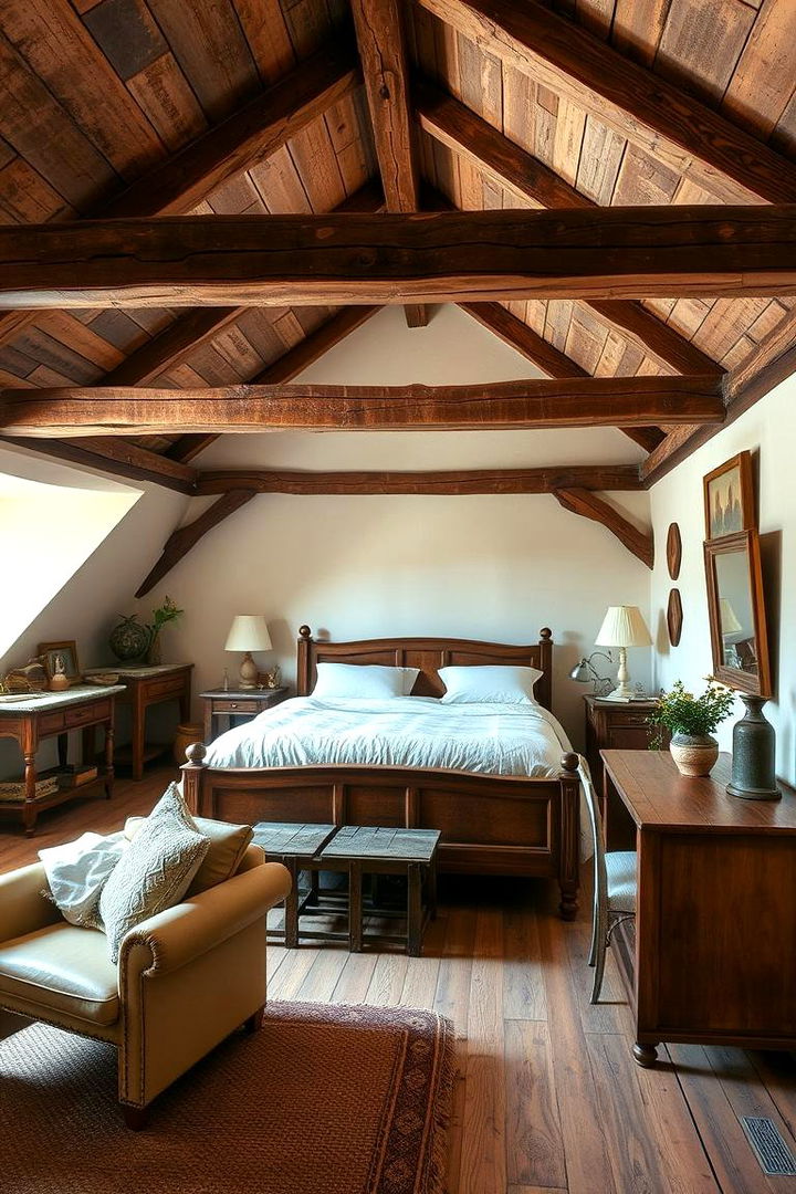 Rustic Loft Charm - 22 Loft Bedroom Ideas