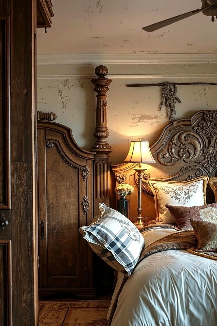 Rustic Luxury Accents - 22 Shabby Chic Bedroom Ideas