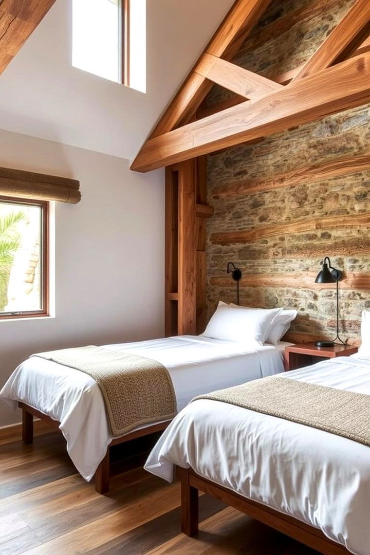 Rustic Modern Mashup - 22 Twin Bedroom Ideas