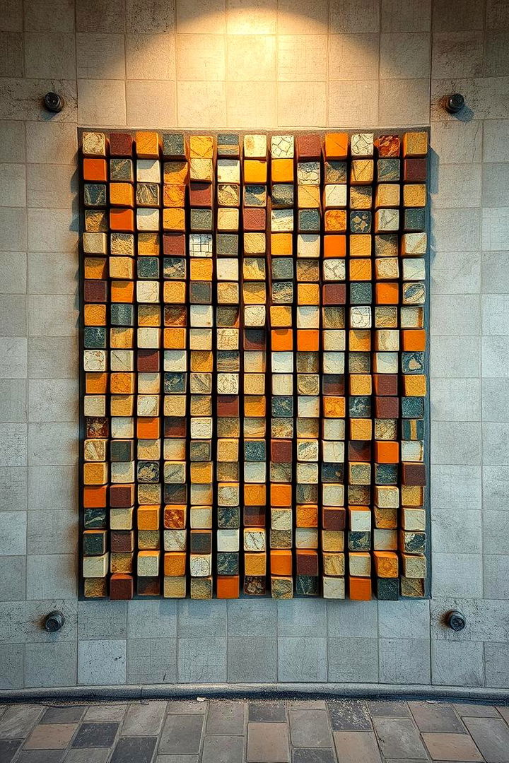 Rustic Mosaic Patterns - 22 Rustic Wall Decor Ideas