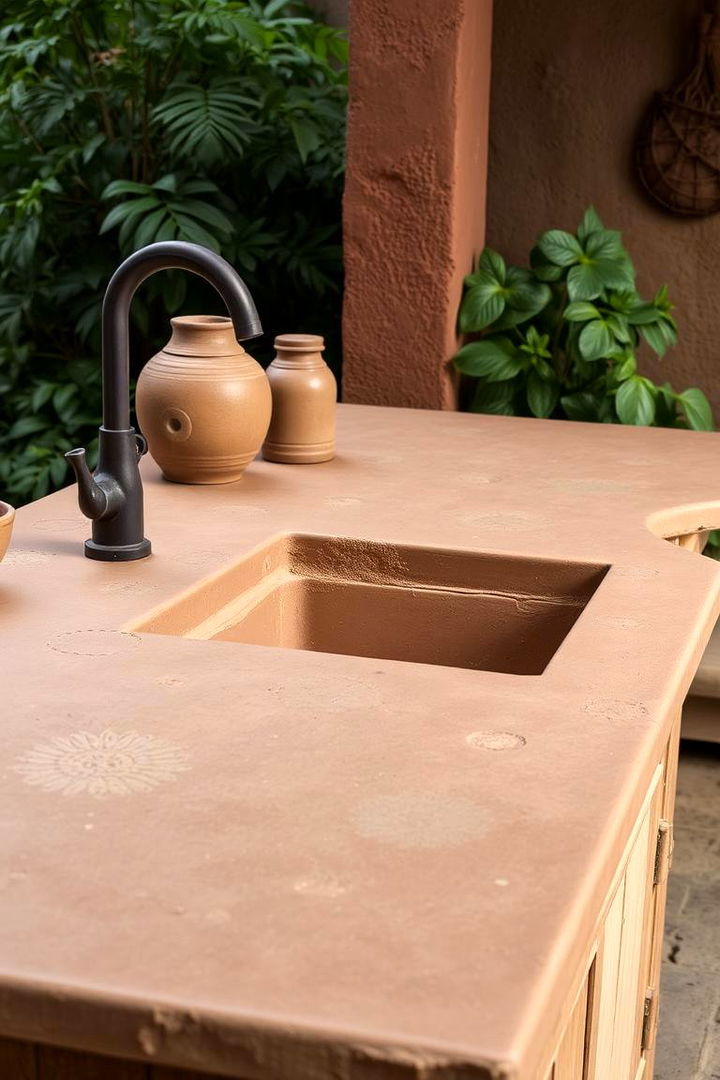 Rustic Mud Kitchen Counter - 22 Mud Kitchen Ideas for Kids
