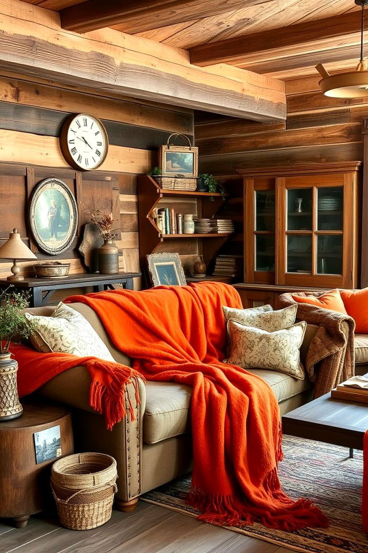 Rustic Orange Style - 22 Orange Room Ideas