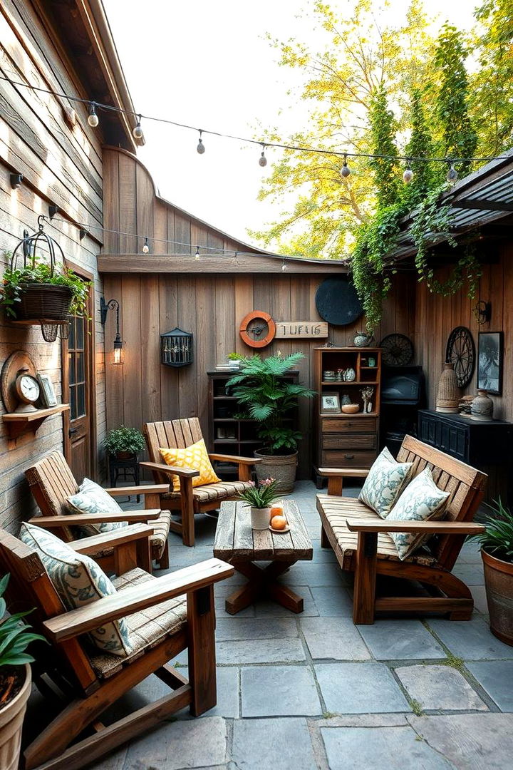 Rustic Patio Retreat - 22 Outdoor Living Space Ideas