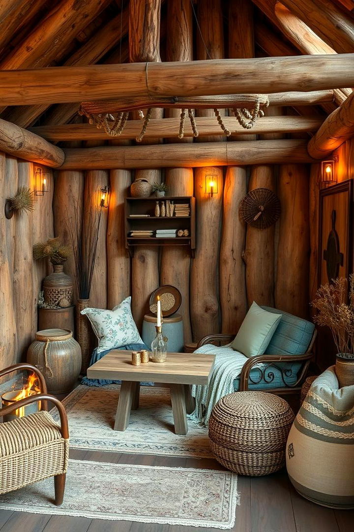 Rustic Periwinkle Retreat - 22 Periwinkle Bedroom Ideas