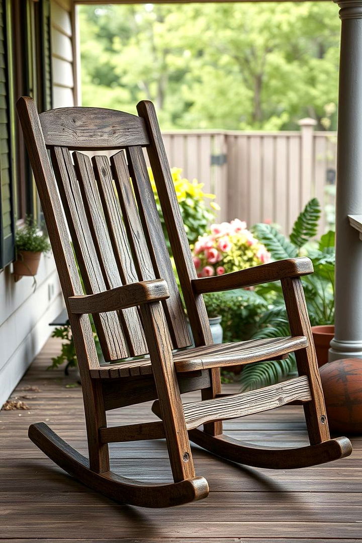 Rustic Porch Rockers - 22 Garden Seating Ideas