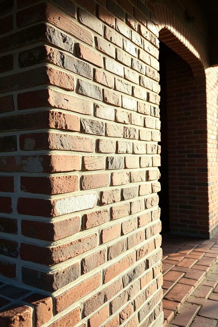 Rustic Reclaimed Brick Look - 22 Brick Porch Ideas