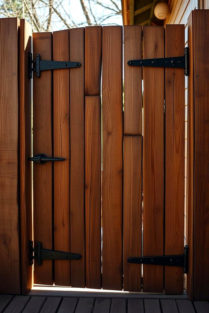 Rustic Reclaimed Revamp - 22 Deck Gate Ideas