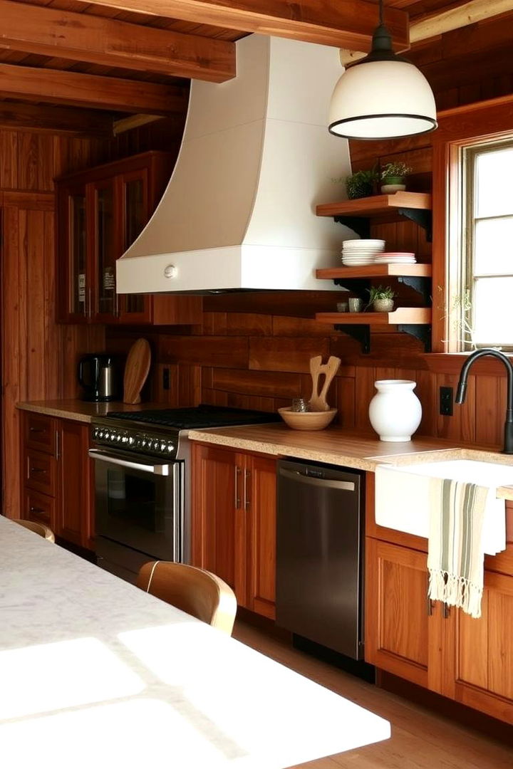 Rustic Reclaimed Wood - 22 Kitchen Wainscoting Ideas
