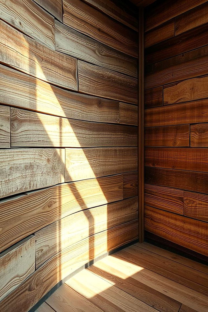 Rustic Reclaimed Wood - 22 Wall Covering Ideas