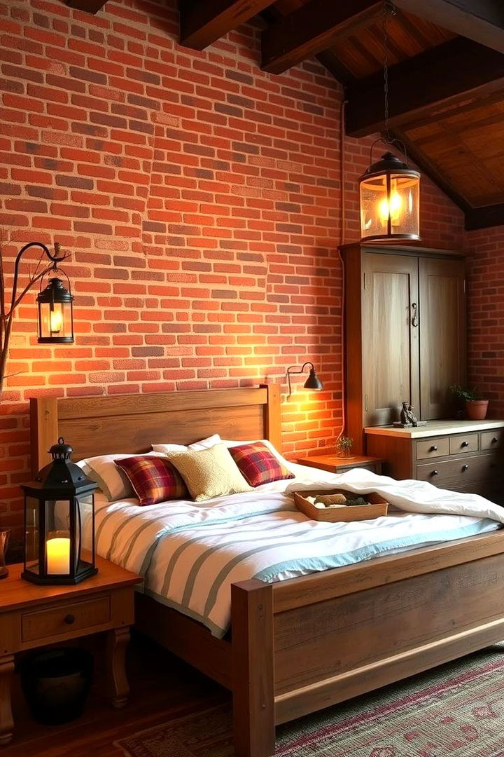 Rustic Red Charm - 22 Red Bedroom Ideas