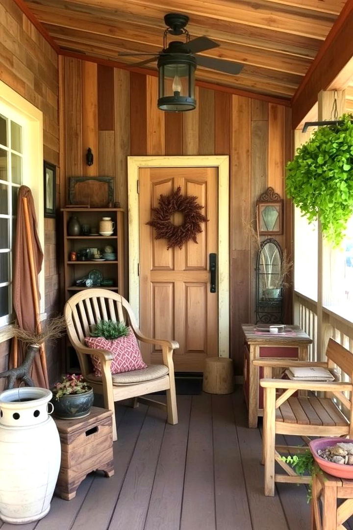 Rustic Retreat Side Porch - 22 Side Porch Ideas