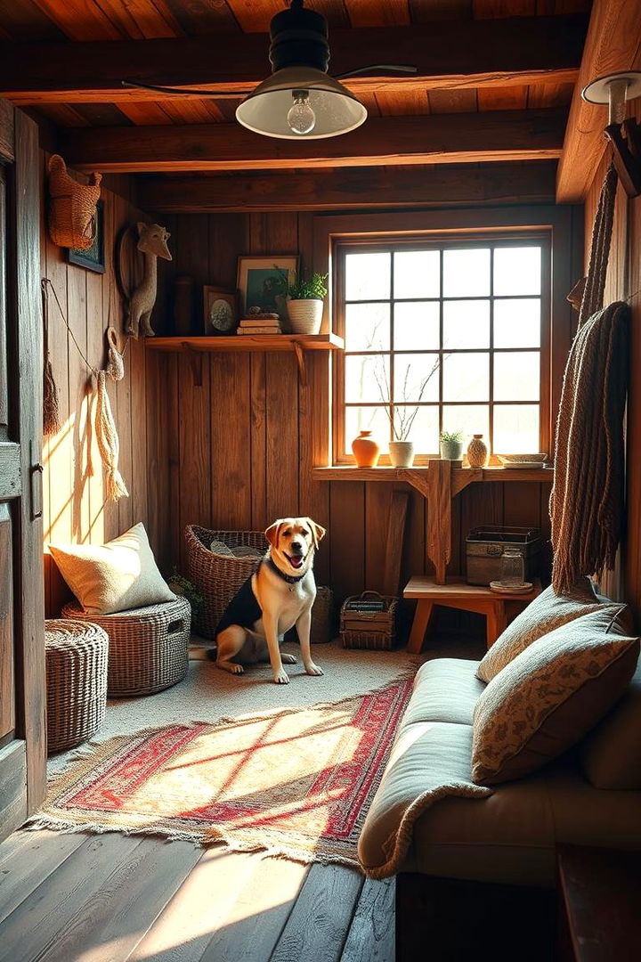 Rustic Retreat for Dogs - 22 Dog Room Ideas