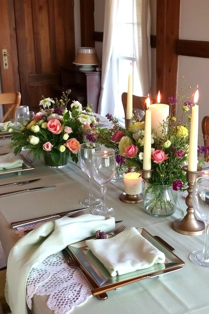 Rustic Sage Wedding Tablescapes - 22 Sage Green Wedding Ideas