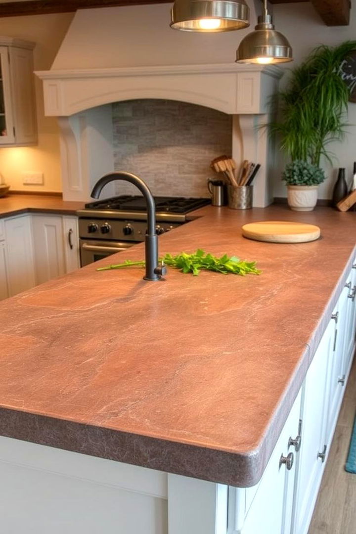 Rustic Soapstone Appeal - 22 Kitchen Countertop Ideas