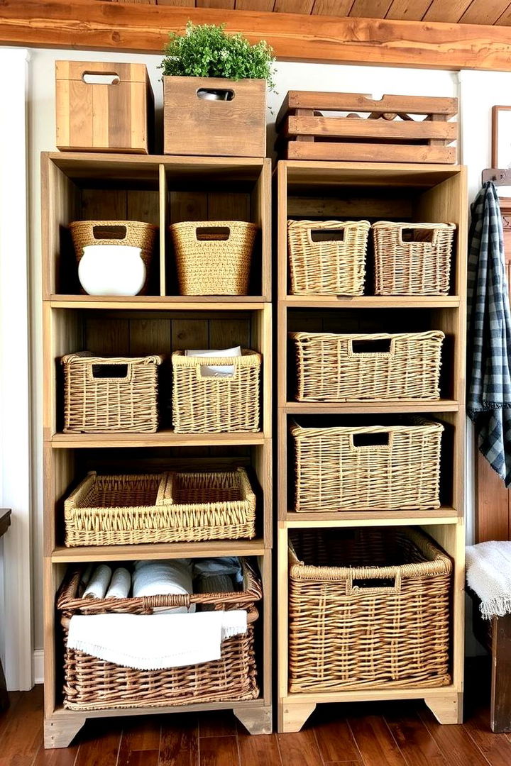Rustic Storage Solutions - 22 Cowboy Room Decor Ideas