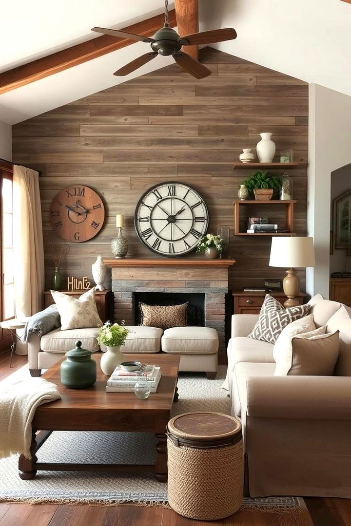 Rustic Taupe Charm - 22 Taupe Living Room Ideas