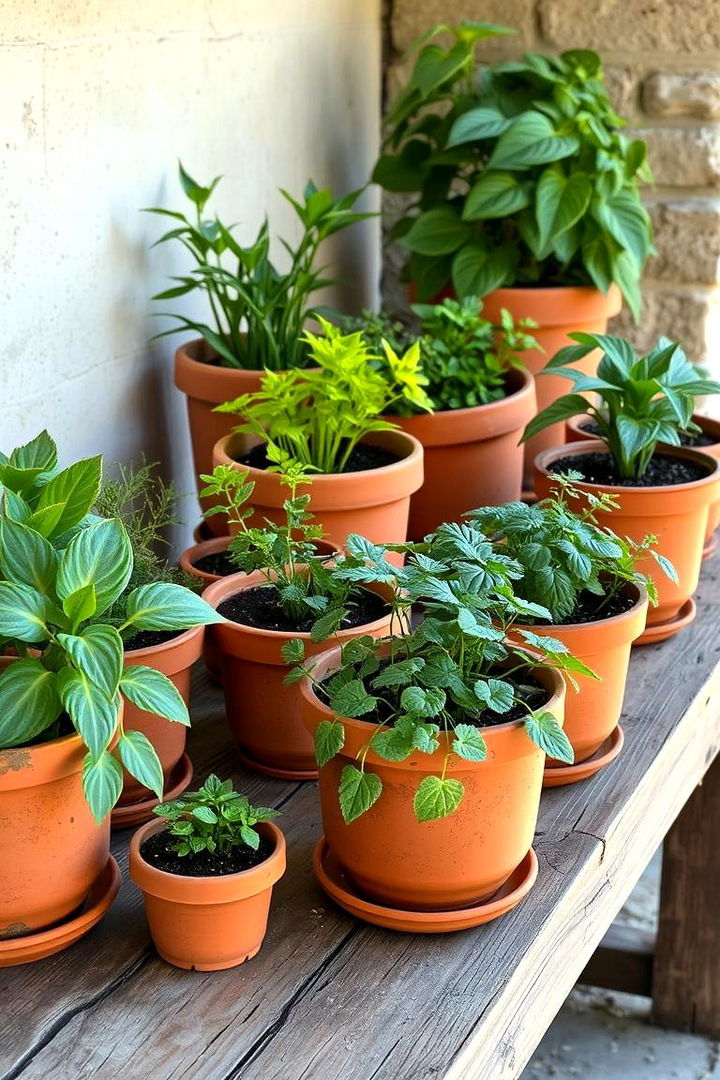 Rustic Terracotta Pot Styling - 22 Ways Decorating With Plants