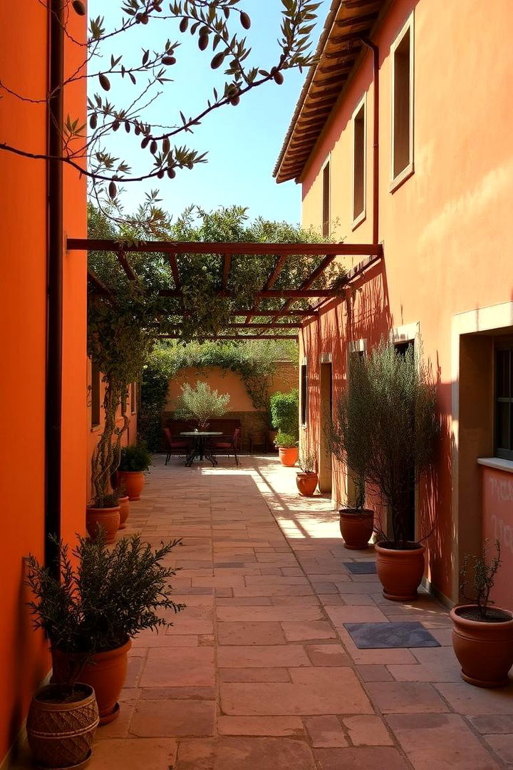 Rustic Tuscan Courtyard - 22 Italian Garden Design Ideas