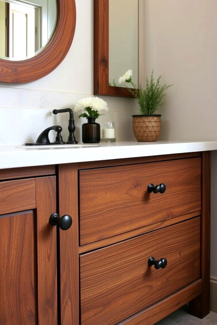 Rustic Vanity Designs with Character - 22 Cottage Bathroom Ideas