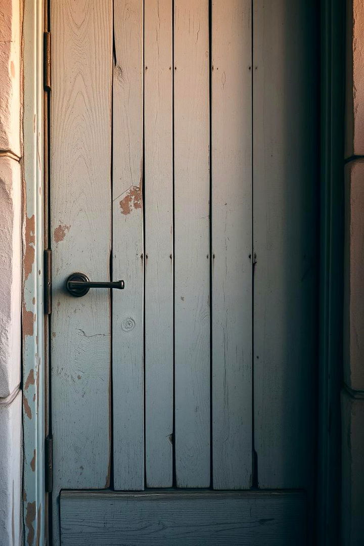 Rustic Vintage Charm Door - 22 Door Painting Ideas