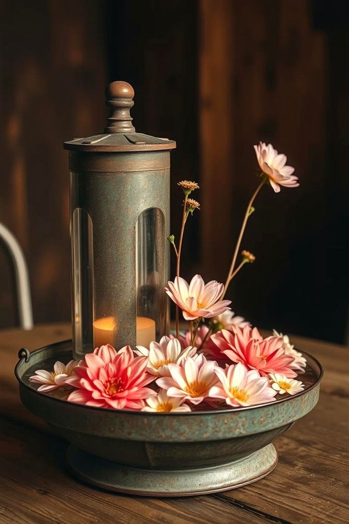 Rustic Vintage Charm - 22 Floating Wedding Centerpiece Ideas